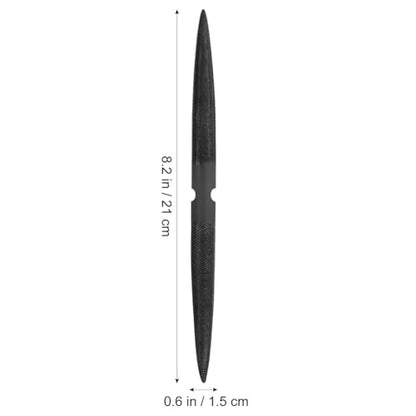 VILLCASE 8 inch File Wax Carve Tools, Double Ended Wax File Tool for Carving and Filing, Half Round Flat and Half Round Design