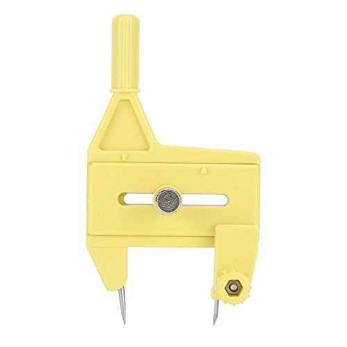 Cutting box and needle, Box and Needle Circle Cutter, Circle Box and Needle Cutter Round Circular Cutting Tool for Cutting 1.5-50mm Radius for Paper Fabric Craft Projects and DIY Use