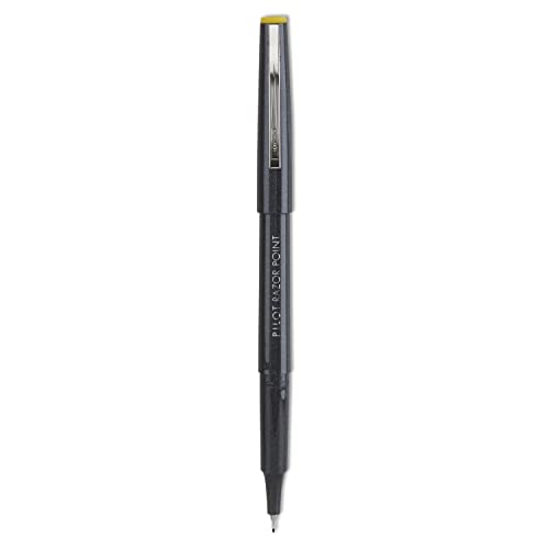 PILOT Razor Point Fine Line Marker Stick Pens, Black Ink, 12-Pack