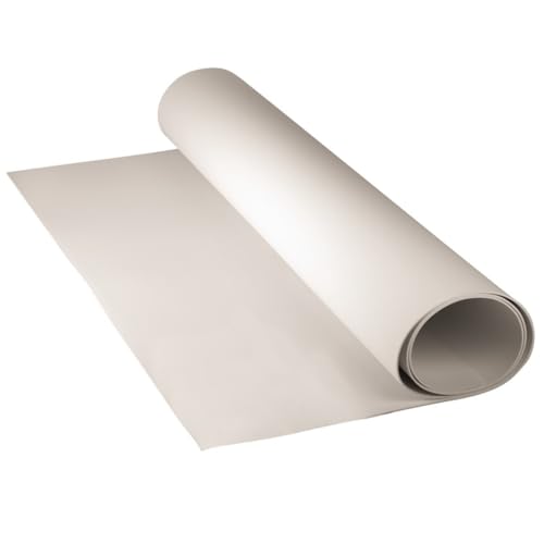 LotusFoam EVA Foam Sheet 3mm – 44"x 85" Craft Foam for Cosplay, Costumes & DIY, High Density 130 kg/m3, Heat Shapeable, Paintable, 35 Colors(Oyster Grey) - Oyster Grey - color: Oyster Grey
