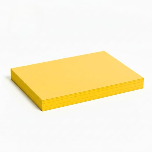 Vellum Bristol Cover 67 Pound, Smooth Finish, 250 Sheets Pack. – Premium Heavyweight Cardstock for Crafting, Printing, and Professional Projects, Acid-Free. (1, Goldenrod, 8.5"x11") - color: Goldenrod, size: 8.5"x11"