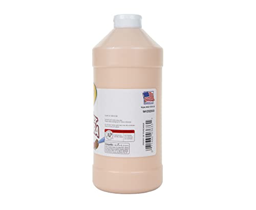 Crayola Tempera Paint 32-Ounce Plastic Squeeze Bottle, Peach