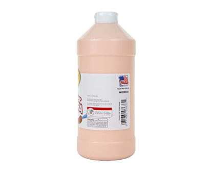 Crayola Tempera Paint 32-Ounce Plastic Squeeze Bottle, Peach