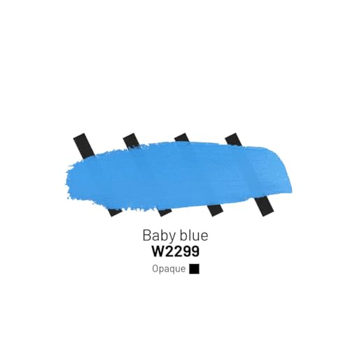 Acrylic Inks for Artists - 'Baby Blue' Acrylic Ink, 3.38 Fl Oz (100 ml) | Highly Concentrated, Multifunctional Liquid Acrylic Paint - color: Baby Blue