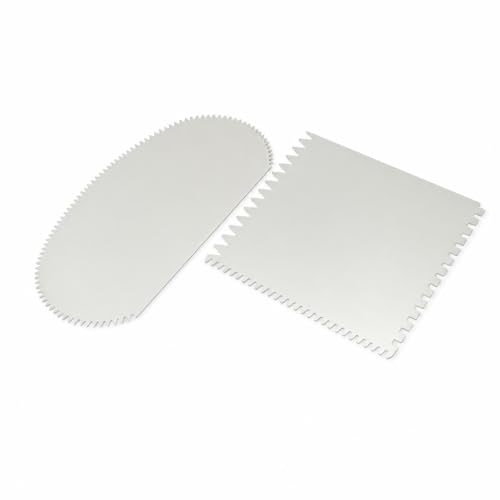 2PCS Stainless Steel Pottery Tools Serrated Scraper Clay Ribs Sculpture Modeling Cutter for Clay Sculpting Texturing Pottery Craft