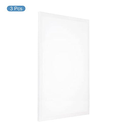 PATIKIL Paint Canvases Panel for Painting, 3 Pack 16x24 Inch Rectangle Wood Frame Stretched Blank Art Board Panels for Acrylic, Oil, Tempera Painting, White - size: 16x24 Inch