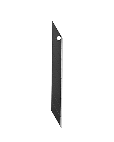 Beaditive Detail Craft Knife Blades (30 pcs) - 30 Degree Snap-Off Utility Knife Blade - Art, Craft, Model Making (Ultra Sharp Black) - color: Black