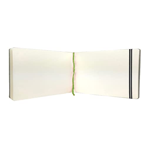 Handbook Journal Co. Artist Watercolor Sketchbook Journal, Large Landscape 5.25 x 8.25 Inches, 140lb / 300 GSM, Hardcover w/Pocket - size: Large Landscape, style: 140 lb / 300 gsm