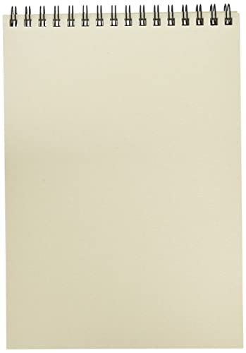 CANSON XL Sand Grain Dry Mixed Media 160gsm Natural-Coloured Paper A4 Landscape Drawing Pad with Sandpaper-Like Finish, Spiral-bound with 40 Sheets, Ideal for Professional Artists & Students - size: SPIRAL NAT 40S A4