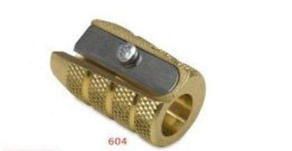 Mobius + Ruppert (M+R) Brass Artists Pencil Sharpener - choose from 4 shapes! Made in Germany - finest in the world! (604 - Bullet/Grenade) - size: 604 - Bullet/Grenade