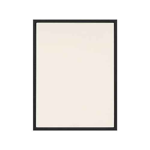 PIXY CANVAS Value Pack of 8x10 Stretched Canvas 1-1/2 (1.5) inch deep and Floater Frame for Your Paintings/Artwork/Wall Art/Wall Decor (Black, 8 x 10 inch, Portrait) - color: Black, size: 8 x 10 inch
