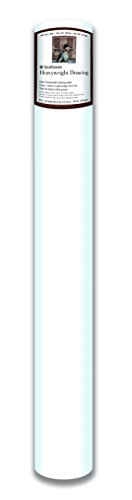 Strathmore (401-36 400 Series Drawing Roll, 100 lb. Medium Surface, 36" x10 Yards - color: White, size: 36x10 yards