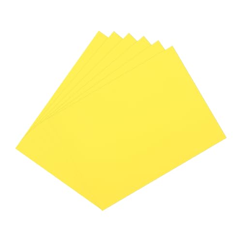 uxcell Yellow EVA Foam Sheets 7.9 x 5.7in 2mm Thickness for Crafts DIY, 6 Pcs - color: Yellow