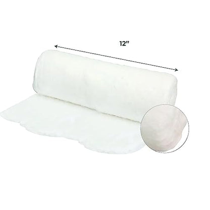 ForPro Professional Collection Premium Cotton Roll for Cosmetic Application and Product Removal, White, 12” Wide, 1 Lb.
