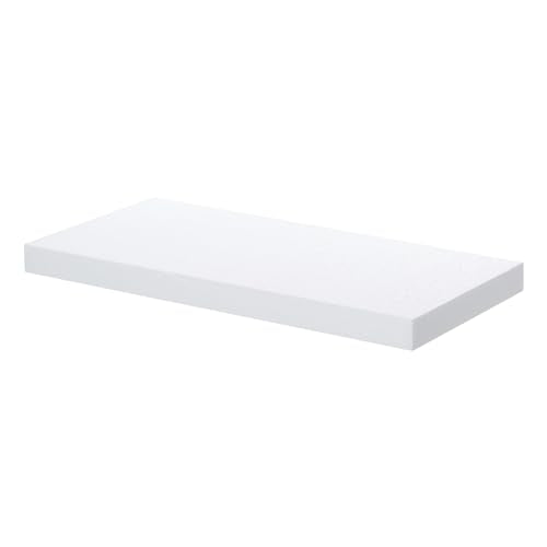 Crafare 4 Pack Craft Foam Blocks 14x7x1in Styrofoam Sheets for Art Projects | For school, sculpt, floral, model. These rectangular polystyrene bricks cut easily. - size: 14x7x1inch 4pcs