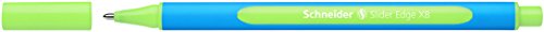 Schneider Slider Edge XB Ballpoint Pen, Box of 10, Light Green (152211) - color: Light Green, size: 1 Count (Pack of 10)