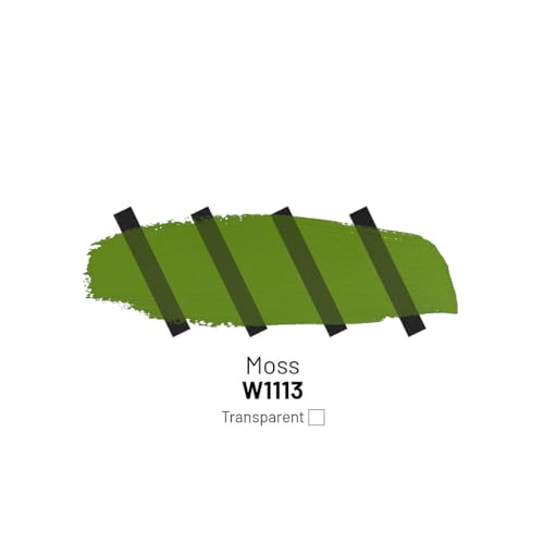 Kamenskaya Acrylic Inks, 'Moss' Acrylic Ink, 3.38 Fl Oz (100 ml) | Highly Concentrated, Multifunctional Liquid Acrylic Paint - color: Moss