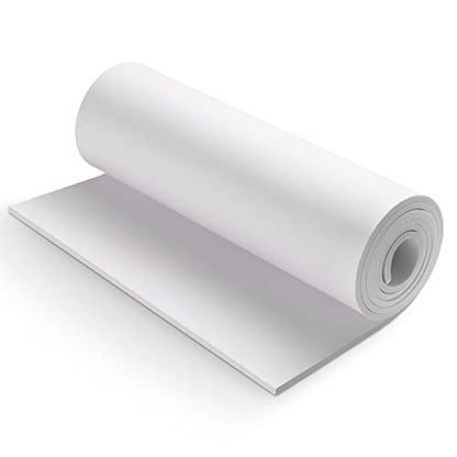 White Eva Foam Cosplay Sheet,Premium eva Foam 4mm Thick,59" x 13.9", High Density 86kg/m3 for Cosplay Costume, Crafts, DIY Projects by MEARCOOH - color: White, size: Thickness-4mm