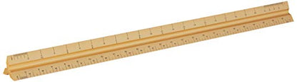 Alumicolor Aluminum Architect Solid Drafting Scale, 12IN, Gold - color: Gold, size: 12 Inch, style: Architect