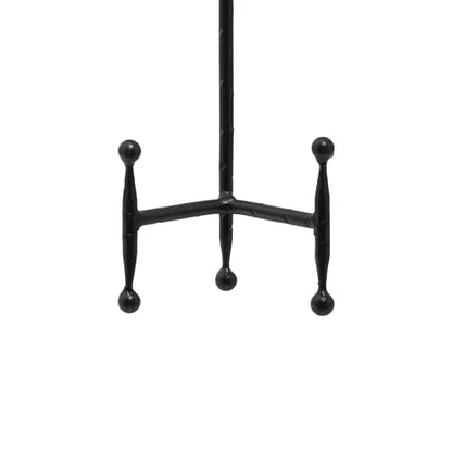 Deco 79 Metal Display Easel Tabletop Easel with Ball Details, Set of 3 Display Stand 12", 10", 8"H, Black - color: Black