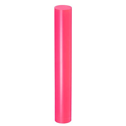 HARFINGTON Acrylic Clay Roller 7.28 Inch x 1 Inch Solid Non-Stick Plastic Round Tube Roller Polymer Clay Rod Fondant Rolling Pin for Shaping, Sculpting, Modeling DIY Crafts, Rose Red - color: Rose Red, size: 7.28 Inch x 1 Inch