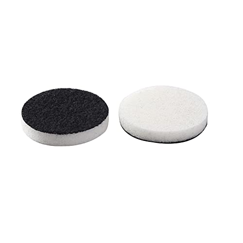 Briartw 120PCS,100 Pieces Mini Ink Blending Flat Foams and 20 PCS Round Stackable Jars Set, Round Replacement Foam Pads Flat Sponge Foam Refills for Card Making Embossing Painting Rendering - color: 100 PCS Flat Foams+20 PCS Stackable Jars