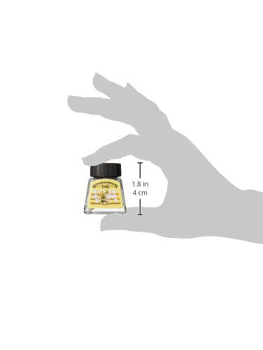Winsor & Newton Drawing Ink Set, Set of 4, Black, White, Metallic Tones - style: Metallic Tones