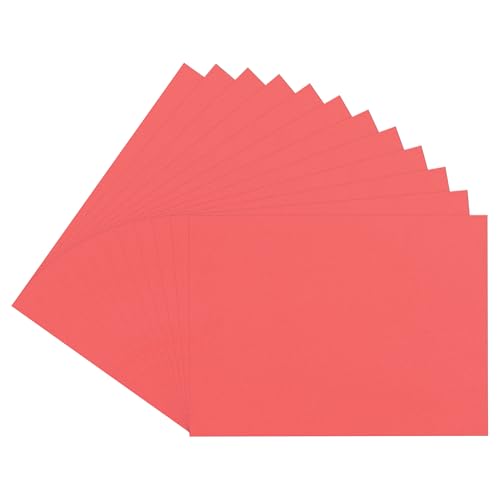 uxcell Red EVA Foam Sheets, 7.9x5.9in 2mm Thick Handicraft Foam Paper for DIY Craft Projects Art Card Party Decoration, 12 Pcs - color: Red