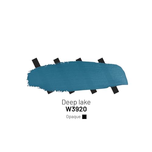 Kamenskaya Acrylic Inks for Artists - 'Deep Lake' Acrylic Ink, 3.38 Fl Oz (100 ml) | Highly Concentrated, Multifunctional Liquid Acrylic Paint - color: Deep Lake