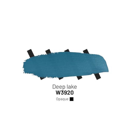 Kamenskaya Acrylic Inks for Artists - 'Deep Lake' Acrylic Ink, 3.38 Fl Oz (100 ml) | Highly Concentrated, Multifunctional Liquid Acrylic Paint - color: Deep Lake