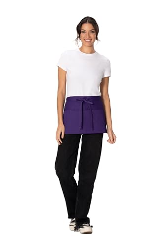 Chef Works Unisex Waitress Apron - color: Purple