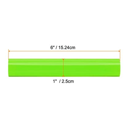 HARFINGTON Acrylic Clay Roller 6 Inch x 1 Inch Solid Non-Stick Plastic Round Tube Roller Polymer Clay Rod Fondant Rolling Pin for Shaping, Sculpting, Modeling DIY Crafts, Green - color: Green, size: 6 Inch x 1 Inch