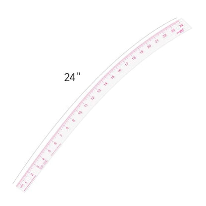KEARING 24" Vary Form Curve Ruler - Clear French Hip Pattern Making Ruler - style: 6324(24")