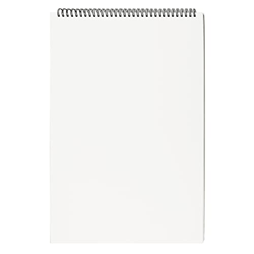 HEIHAK 10 Pack A4 Sketch Notebooks, 60 Pages 30 Sheets Top Vertical Spiral Bound Pocket Sketchbooks, Small Spiral Notepads Sketch Pads Bulk for Kids Drawing, Sketching, Painting, Writing, Crafting - size: A4 60 Pages 10 PCS