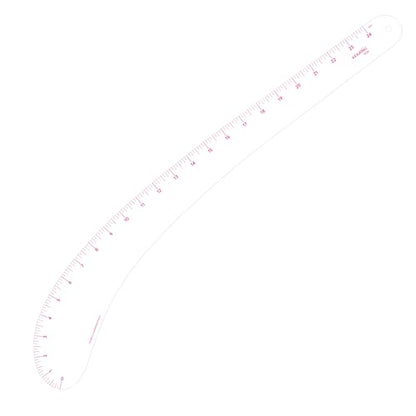 KEARING 24" French Curve Ruler - Clear Plastic Sewing Pattern Making Tool - style: 6224(24")