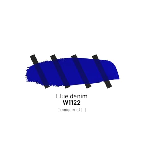 KAMENSKAYA Acrylic Inks for Artists - Blue Denim Acrylic Ink, 3.38 Fl Oz (100 ml) - color: Blue Denim