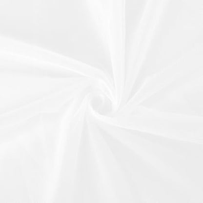 39.4x63 Inch White Tulle Mesh Net Fabric by The Yard for Sewing | Breathable Netting Sheer Tulle Polyester Fabrics Soft Voile Solid Mosquito Cloth for Making Crafts Wedding Dresses Clothes - color: White