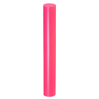 HARFINGTON Acrylic Clay Roller 8 Inch x 1 Inch Solid Non-Stick Plastic Round Tube Roller Polymer Clay Rod Fondant Rolling Pin for Shaping, Sculpting, Modeling DIY Crafts, Rose Red - color: Rose Red, size: 8 Inch x 1 Inch