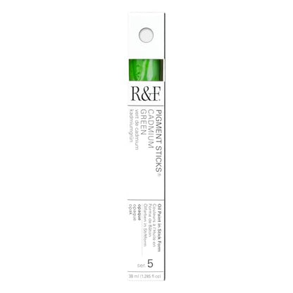 R&F Pigment Stick 38Ml Cadmium Green - color: Cadmium Green, size: 1 Count (Pack of 1)