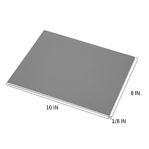 2 Pcs 8x10 Soft Linoleum Carving Block, Linocut Block for Printmaking, Gray | Engraving Art Project, Printmaking Artist Studio Supplies - color: Gray, size: 8'' x 10'' 2 Pack