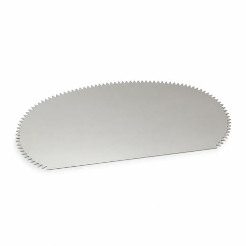 2PCS Stainless Steel Pottery Tools Serrated Scraper Clay Ribs Sculpture Modeling Cutter for Clay Sculpting Texturing Pottery Craft