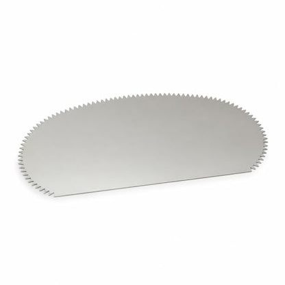 2PCS Stainless Steel Pottery Tools Serrated Scraper Clay Ribs Sculpture Modeling Cutter for Clay Sculpting Texturing Pottery Craft