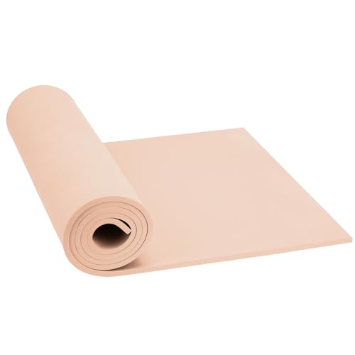 Do²ping Fuse Eva Foam Sheets Roll, 6mm EVA Craft Foam 39''x13.9'' High Density 86kg/m3 for Halloween Cosplay DIY - color: Beige, size: Thickness 6mm