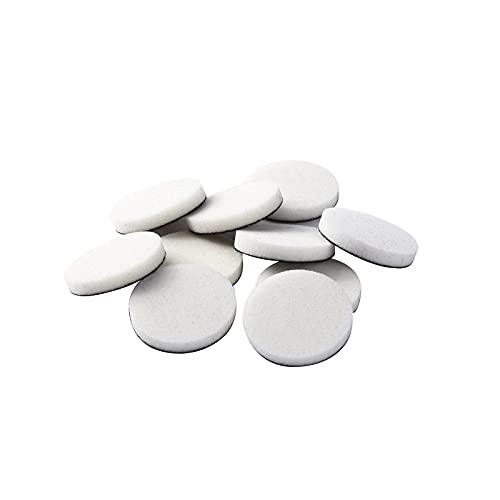 Briartw 120PCS,100 Pieces Mini Ink Blending Flat Foams and 20 PCS Round Stackable Jars Set, Round Replacement Foam Pads Flat Sponge Foam Refills for Card Making Embossing Painting Rendering - color: 100 PCS Flat Foams+20 PCS Stackable Jars