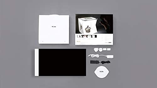 Foldio2 Plus (15inch Lightbox for Product Photography / 15" x 15" / Portable Studio, Dimmable LED Chips, CRI 97+, White & Black Background Sheets Included) by ORANGEMONKIE - size: Foldio2 Plus