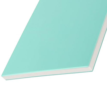 MOUYAT 10 Pack 4 x 6 Inch Green White Rubber Carving Blocks, Linoleum Block Stamp for Printmaking, Soft Rubber Crafts, DIY Craft Project - color: Green, size: 4x6 Inch 10 PCS
