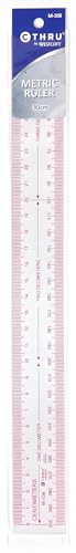 Westcott Metric Ruler, 30cm, Transparent (M-108)