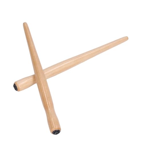 Dip Pen Nib Holder, Sturdy Straight Writing Drawing Holder for Calligraphy Art Sandalwood Wood Color 150mm 5 Piece Set