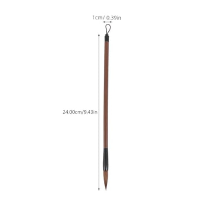 Ciieeo Calligraphy Brush Pen Set 6 Pcs Chinese Brush Pens 9.44 inch for Painting Watercolor Drawing Writing Practice Sumi E for Home School Office Student Art Supplies