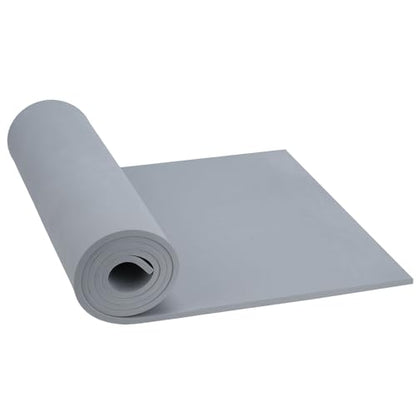 Do²ping Gray Eva Foam Sheets Roll, 6mm EVA Craft Foam 49''x13.9'' High Density 86kg/m3 for Halloween Cosplay DIY - color: Gray, size: Thickness 6mm
